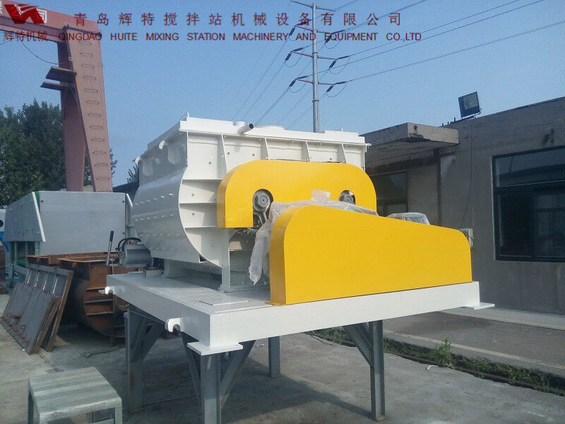 JS750攪拌臂采用偏心式設計，延長使用壽命，青島輝特機械