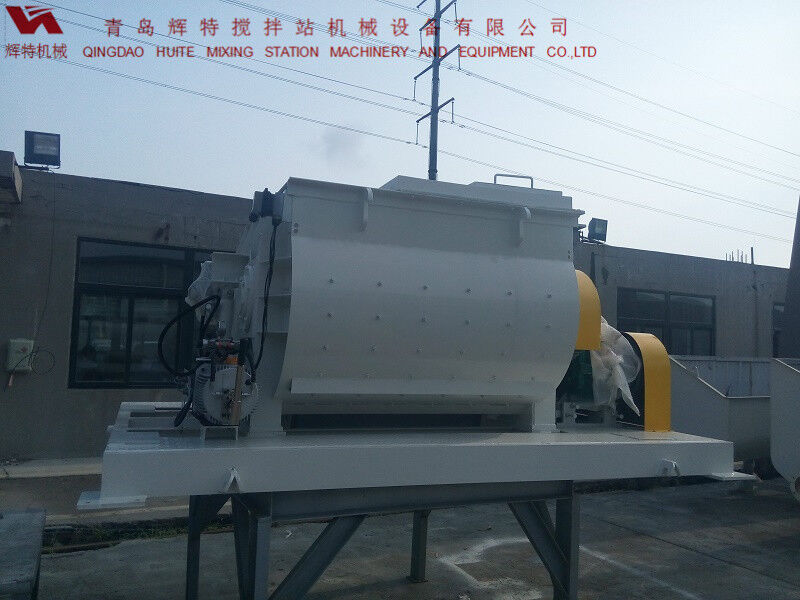 JS750攪拌臂采用偏心式設計，延長使用壽命，青島輝特機械