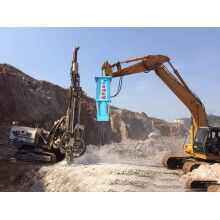 大型破碎巖石設備劈裂機