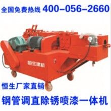 48型鋼管除銹調(diào)直噴漆機