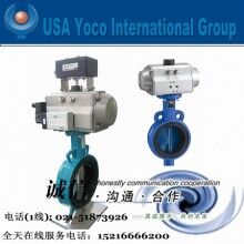 進(jìn)口氣動(dòng)襯膠蝶閥|YOCO氣動(dòng)對(duì)夾襯膠蝶閥|美國(guó)約克品牌